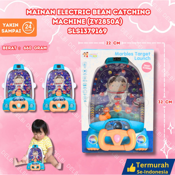 Mainan Anak CATCH THE BALL Puzzle Game Pinball Game (ZY2850A) MAINAN ELECTRIC BEAN CATCHING MACHINE 