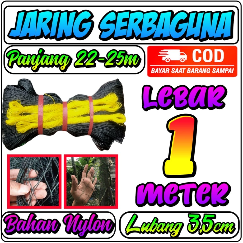 Jaring Pagar Ayam Jaring Ayam Lebar 1 Meter X Panjang 25 Meter