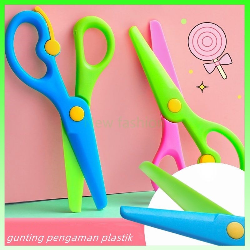 

Gunting Pengaman Plastik/GUNTING KERTAS/GUNTING KERTAS MINI keselamatan