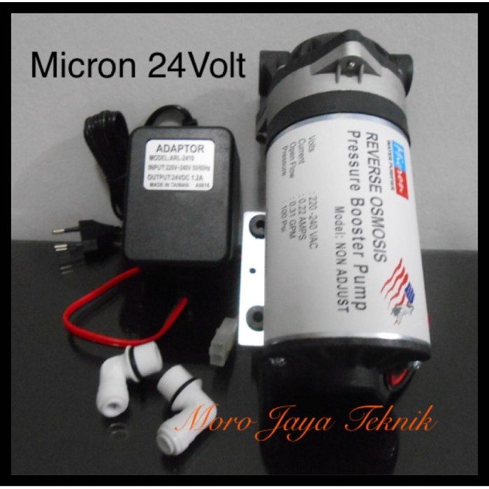 Pompa RO 24Volt Micron Booster Pump Reverse Osmosis