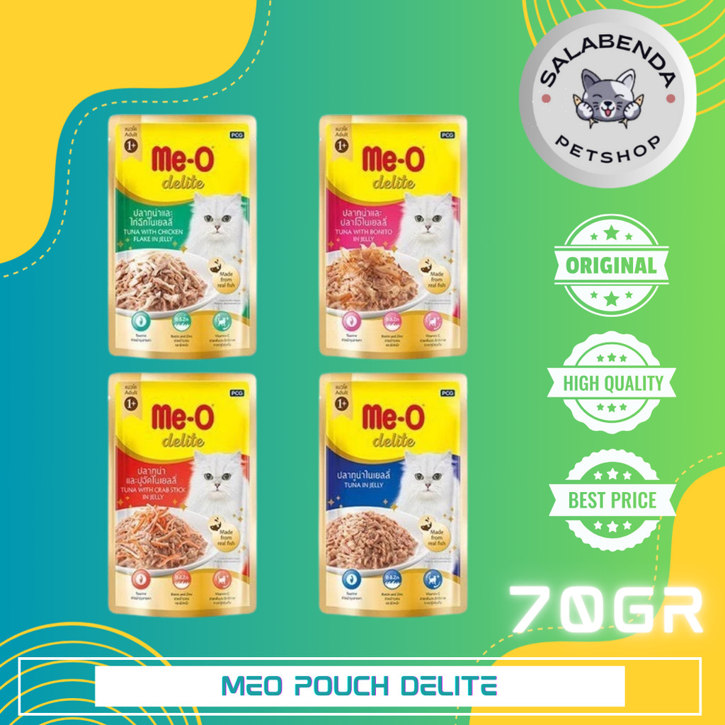 Meo Delite premium cat pouch 70gr