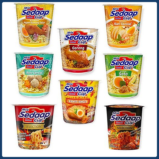 

[Bisa COD] (1 PCS) Mie Sedaap Cup Mie All varian rasa