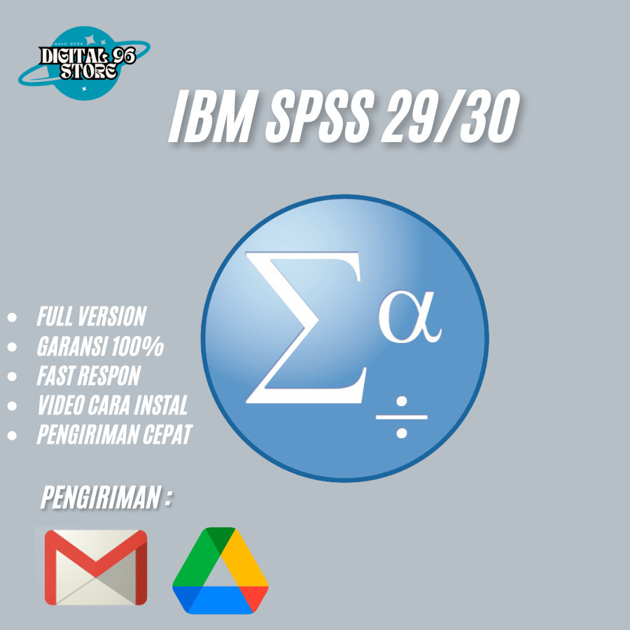 SPSS 29/30 Premium SPSS Statistics Untuk Windows