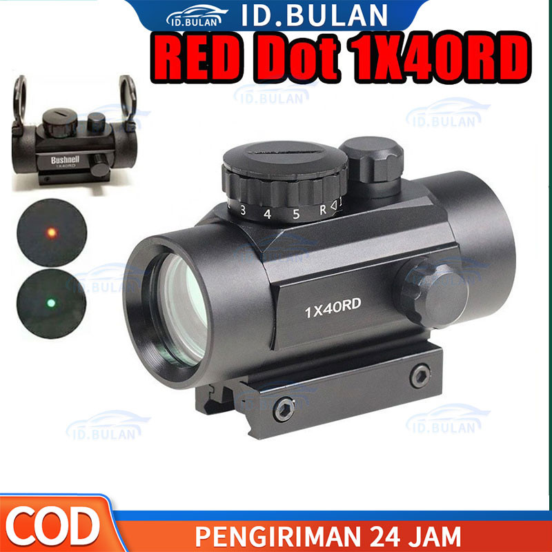 Redot 1x40 Rd Red Dot Busnell Laser Redot Redot Scope Barry Teleskop Bushnell 1x40 Green Dot Holosig