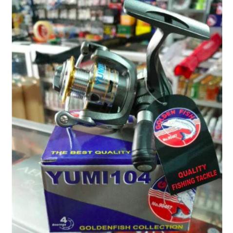 Reel Pancing Golden Fish YUMI YM54 YM104 YM204 Original Ukuran 500 1000 2000 | Empang | Sungai | DLL