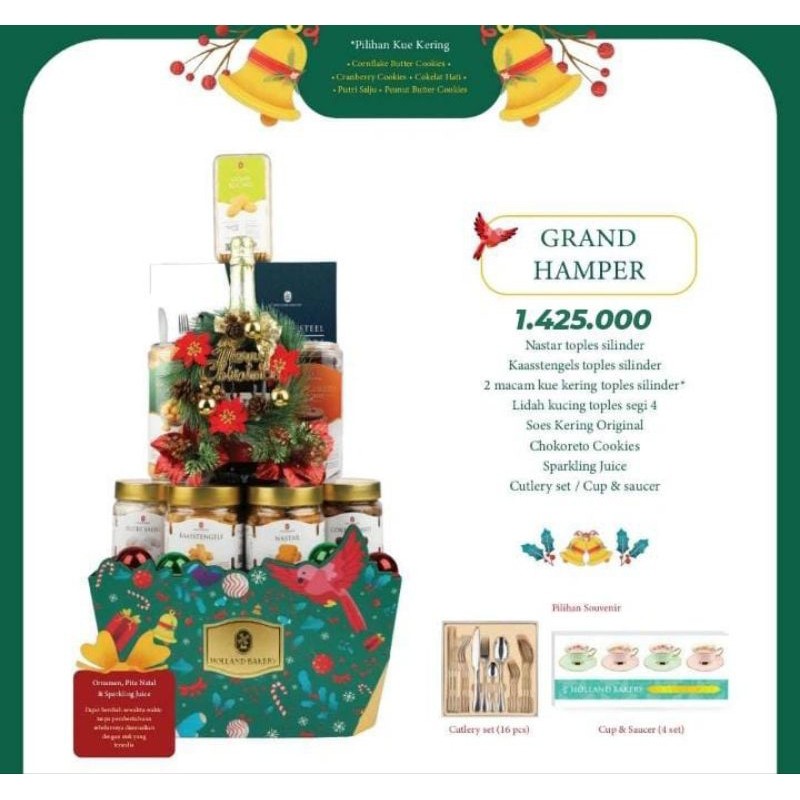

Holland - Hampers Grand Hamper Hampers / Hadiah Natal Christmas / Hamper Box New Year 2025