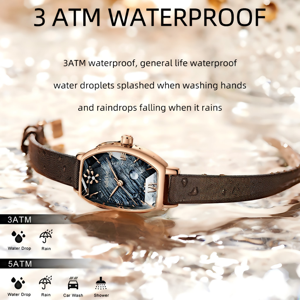 Jam Tangan Casual Wanita Analog Kecil Dial Bulat Dengan Strap Pu Leather Fashion CIELO Jam Tangan Wa