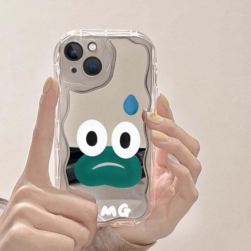 Case For Oppo A9 2020 A9x A92 A92s Pelindung Lensa Bening Kartun Strange Expression Case Hp Soft Cas