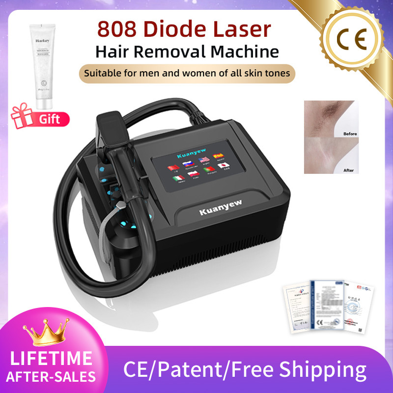 High Power Diode Laser Hair Removal Machine Professional 808nm Wavelength Painless Permanent Epilato