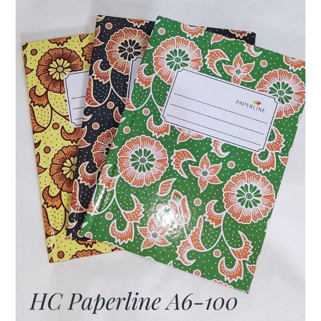 

Buku Tulis Hard Cover A6 / Buku Octavo Paperline 100 Lembar