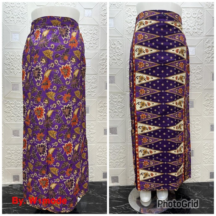 Rok Span Tumpal Pucuk Rebung/ Rok Kancing Geser/ Rok Katun Overslag/ Rok Batik Betawi Bawahan Kebaya