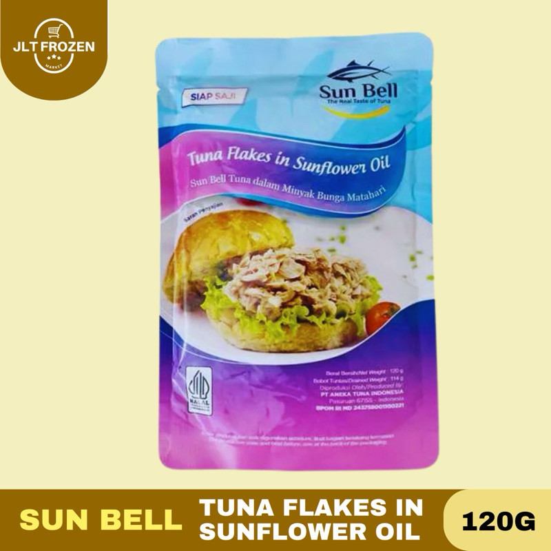 

Sun Bell Tuna Flakes In Sunflower Oil / Sunbell Tuna dalam Minyak Bunga Matahari Pouch - 120g