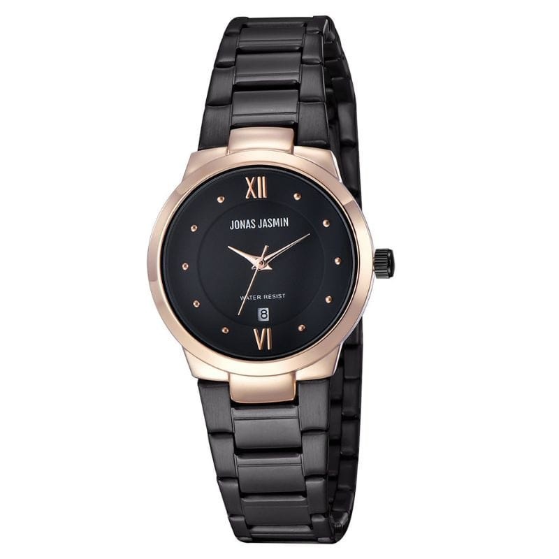 Promo best seller terlaris Jam Tangan Wanita Jonas Jasmin-3105 Original Rantai Tanggal Aktif + bok &