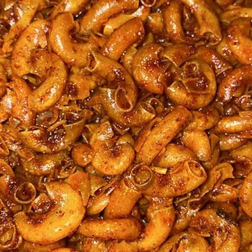 

Makaroni Cikruh Pedas Gurih Daun Jeruk 100gr- 400gr Cemilan Snack Cemilan