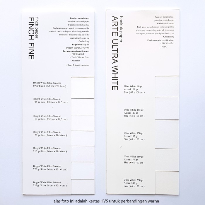 

Kertas Acid Free Arte Ultra White 248 gsm A4 FSC - 1x Grayboard