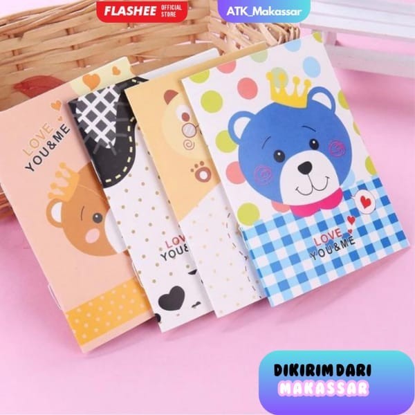 

Buku Tulis Mini Karakter Note Mini Memo Mini Motif Lucu