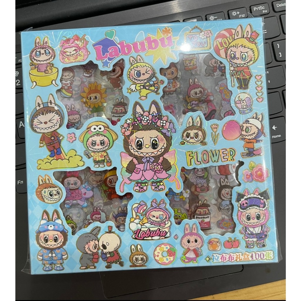 

STIKER LABUBU 100PCS / STIKER LABUBU WATERPROOF ANTI AIR
