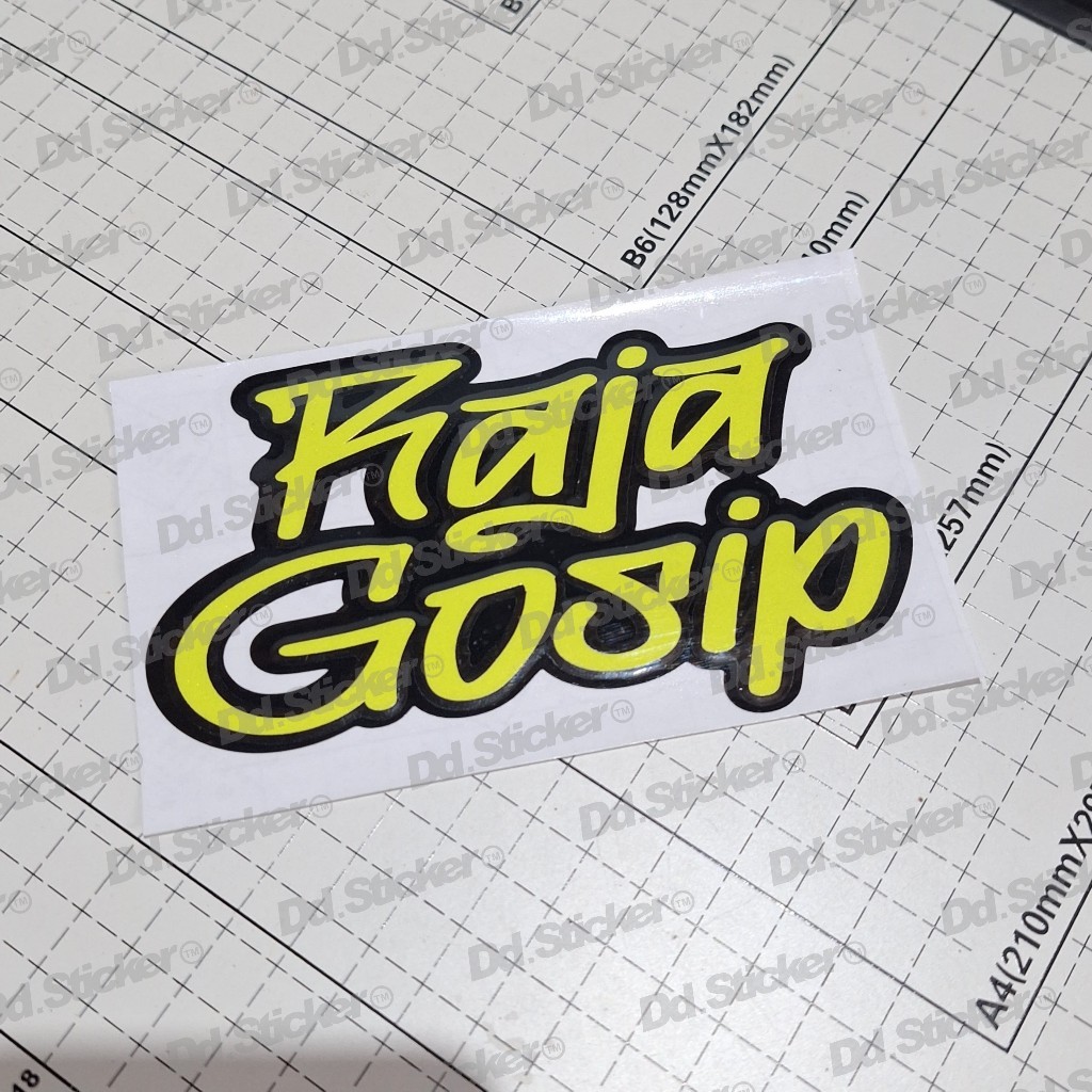 Raja Gosip Sticker Rx King | Cutting sticker