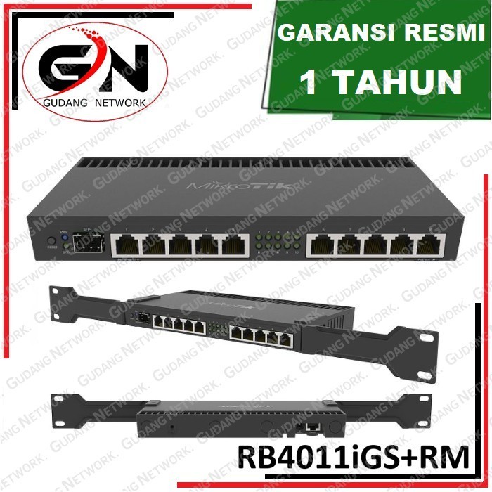 

⭐BISA COD⭐ Mikrotik Router indoor RB4011iGS+RM / RB4011 / mikrotik rb4011