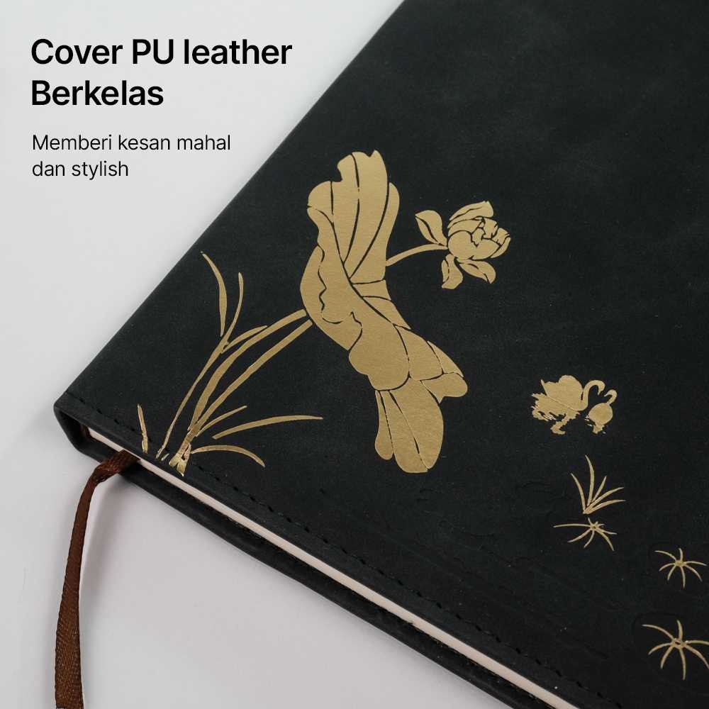 

AJSSHOP Toddi Buku Jurnal Leather Notebook Diary A5 80GSM 200 Halaman - TD663