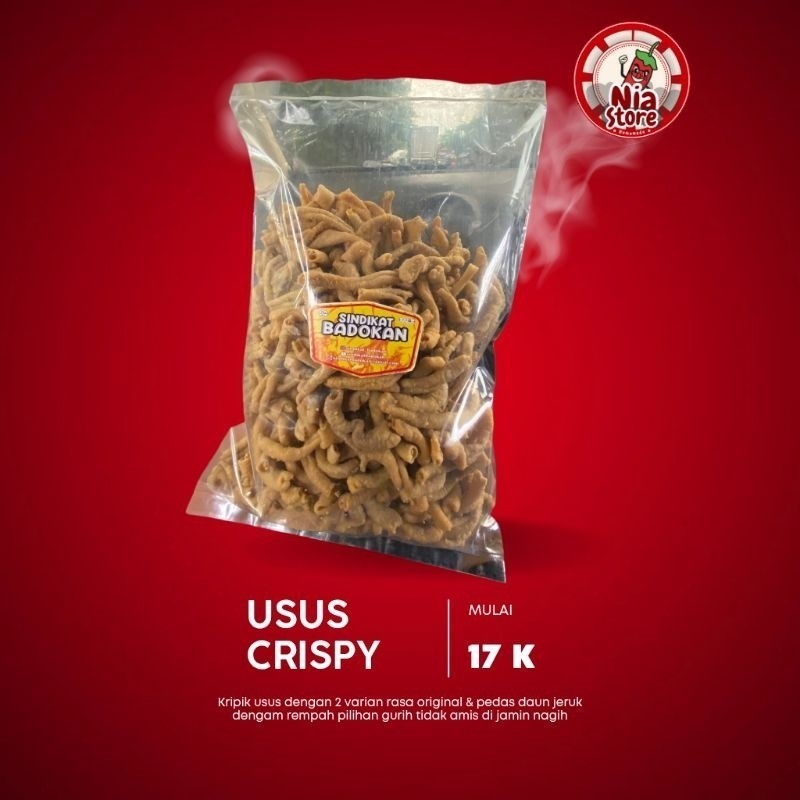 

keripik Usus nia store keripik usus original dan pedas daun jeruk keripik usus daun jeruk usus crispy bayar di tempat bayar di tempat