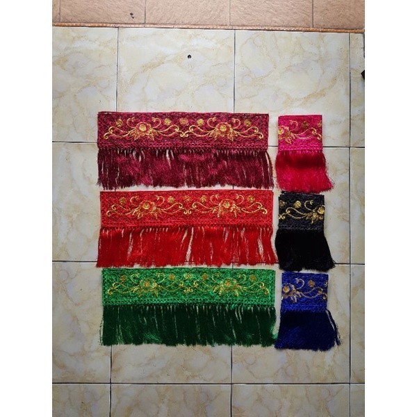 bordir songket/slendang  ronce