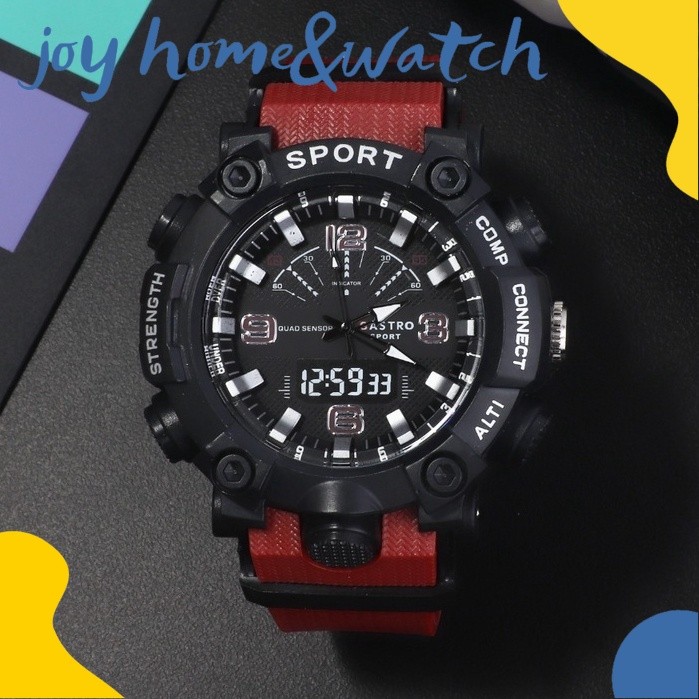 [COD] JAM TANGAN PRIA GASTRO SPORT JAM TANGAN ANALOG  ANTI AIR