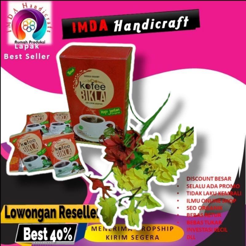 

MAKRIFATBUSINESS KOPI BIKLA JANTAN kopi Lereng Argopura BOX 20 SACHET