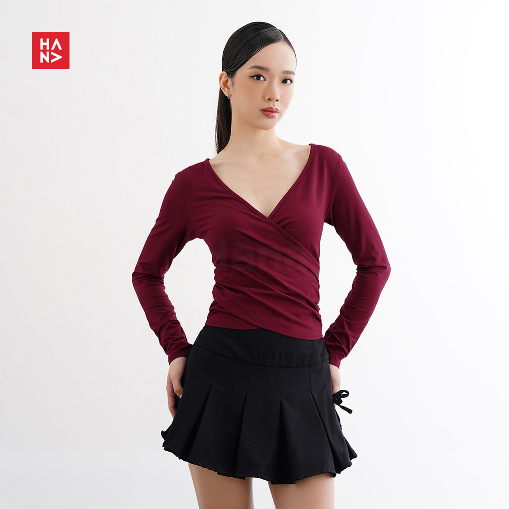 Hana Fashion JKT - Foxy Long Sleeve Top/Atasan Lengan Panjang Wanita - TS686