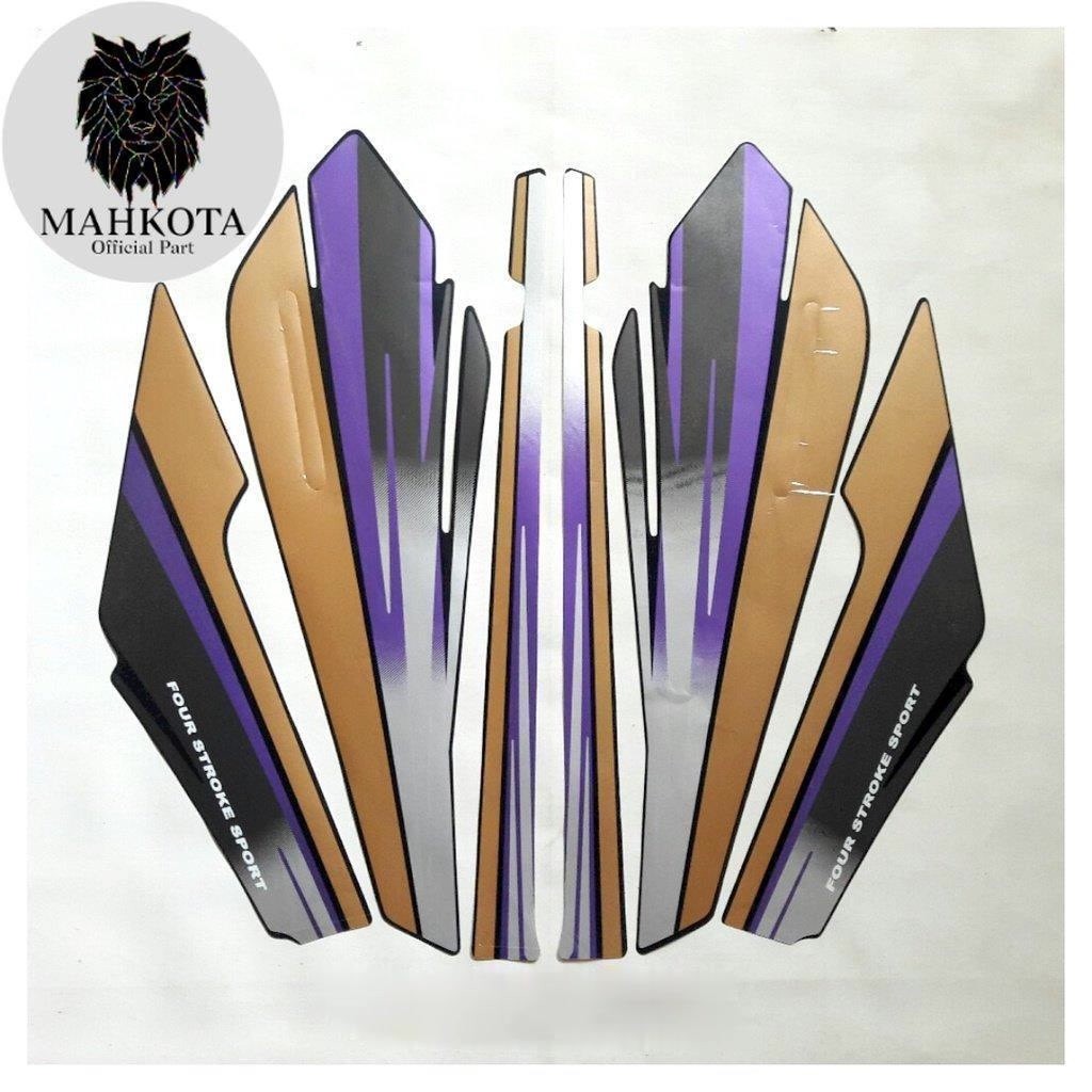 Striping Stiker Polet Sepeda Motor List honda GL Pro 1994 gold stiker list body standar berkualitas 