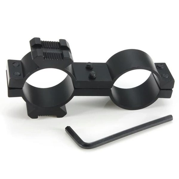 ~RZ~ Mounting Laser Senapan Angin Laser Flashligt Flaslight Mount Mounting Airsoft PCP Senapan - Dud