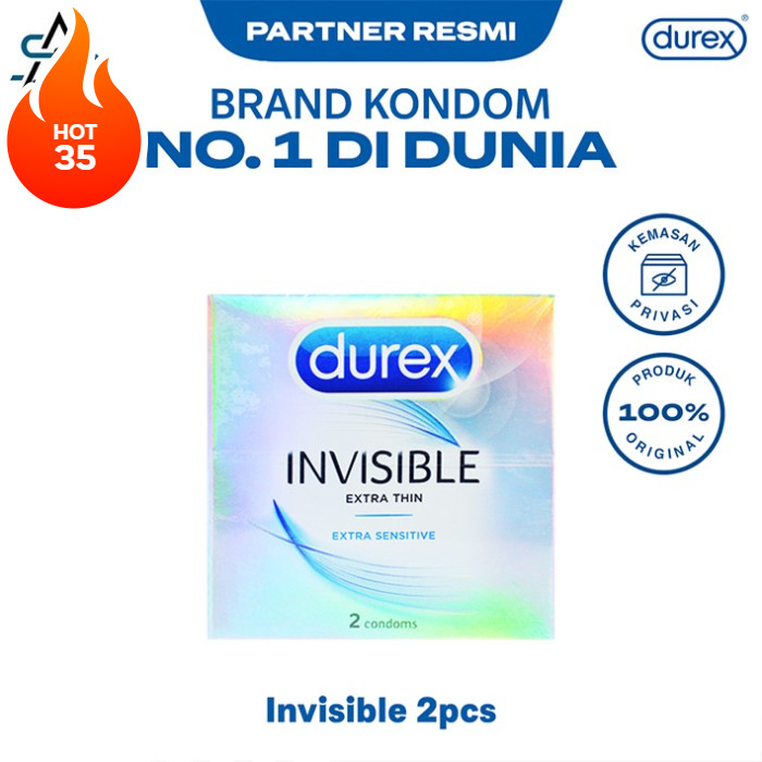 DUREX KONDOM | INVISIBLE – 2 pcs