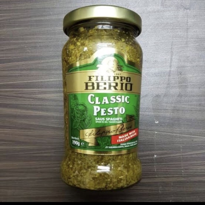 

saus pasta filippo berio saus spaghetti pesto classic 190gr