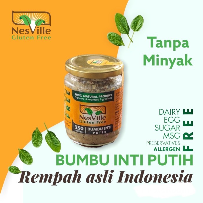 

KT Bumbu inti putih Nesville Gluten Free 250ml/ makanan diet / alergi
