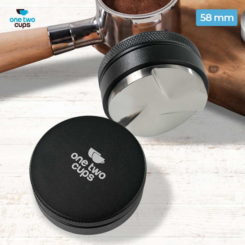 

One Two Cups Tamper Espresso Coffee Powder Stainless Steel 58mm - YE01