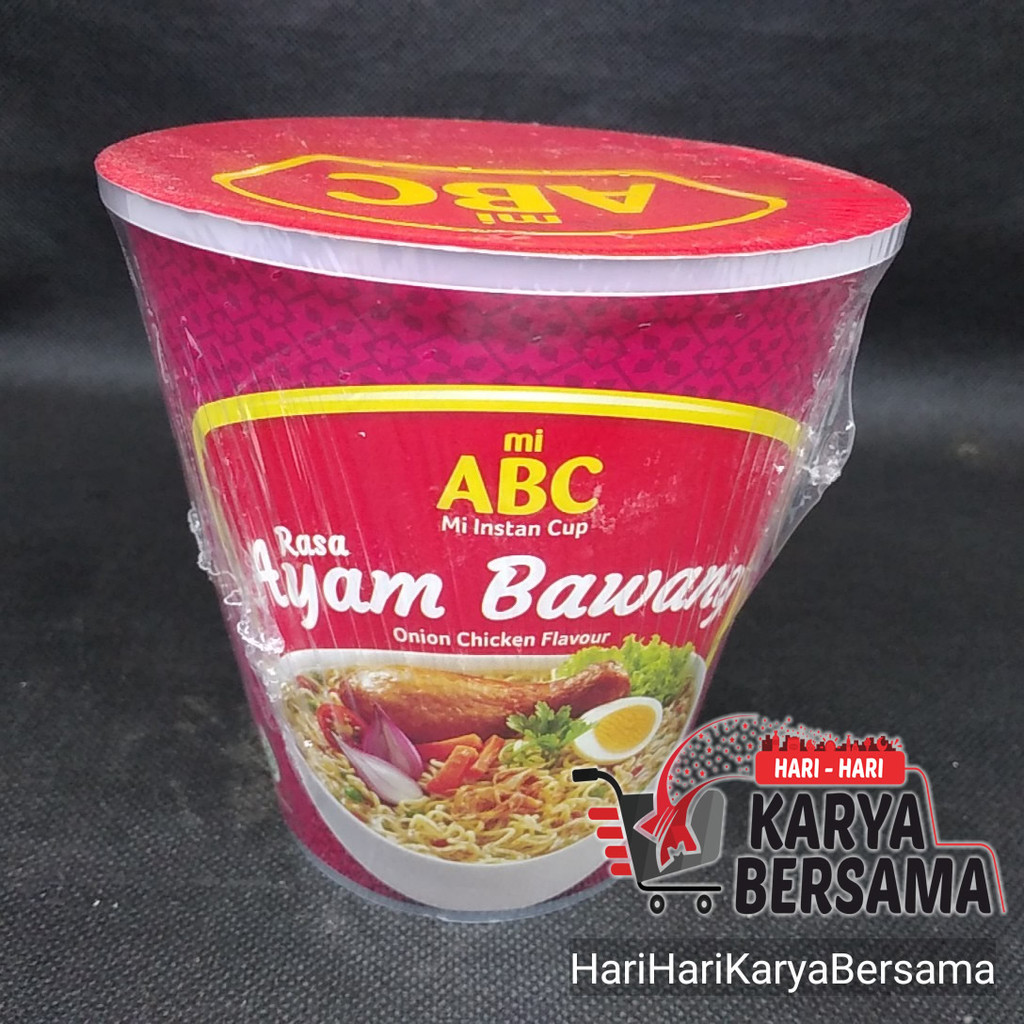 

MIE INSTAN ABC MIE CUP AYAM BAWANG 60GR