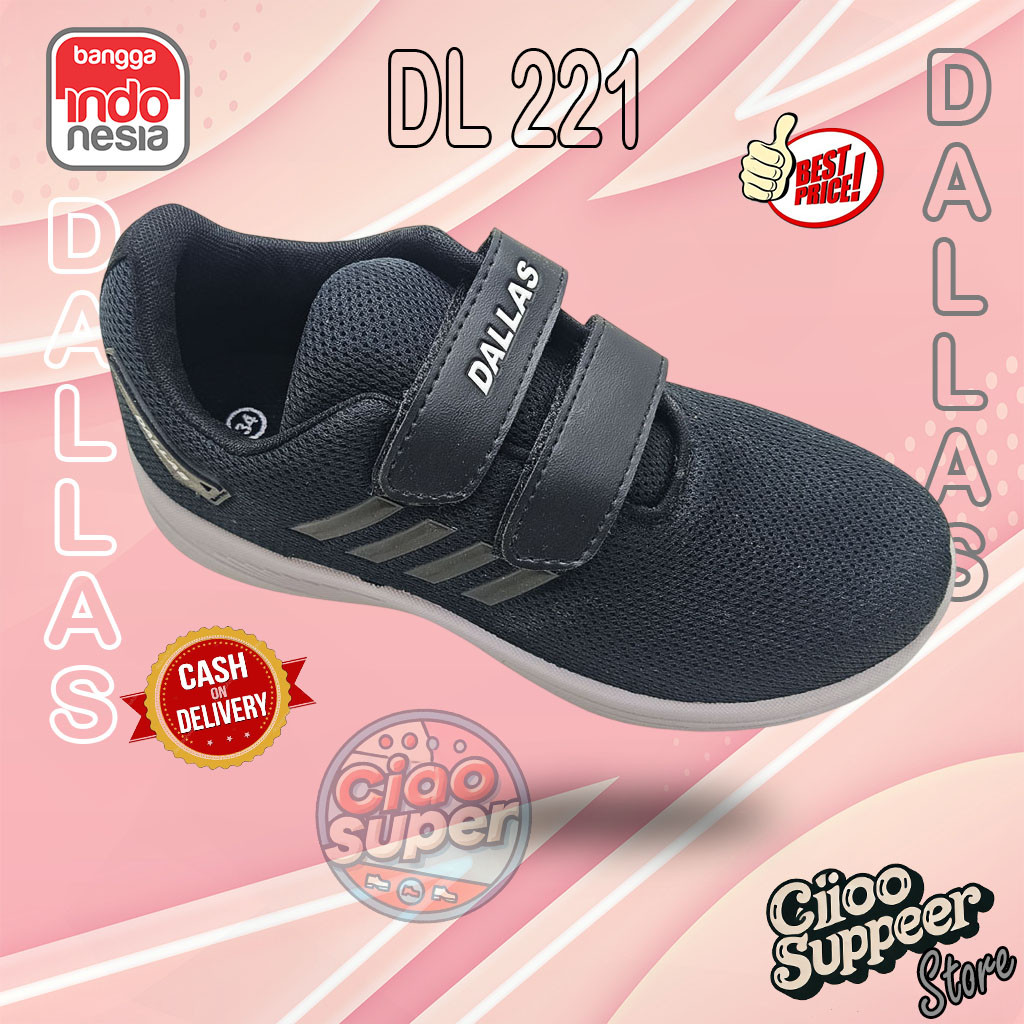 DALLAS DL221   - Sepatu Sneakers Casual Sport Sekolah Anak