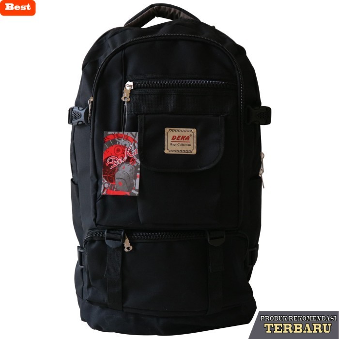 tas ransel pria murah berkualitas Tas  Pria Ransel Gunung Besar Hitam Terbaru Kuat Termuah Tas Outdo