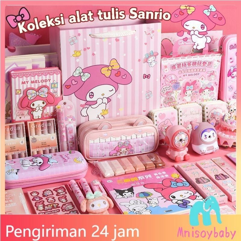 

[Penjual Lokal]9-in-1 Kotak hadiah Alat tulis Kuromi /Melodi/Sanrio Kotak Hadiah Mewah Alat Tulis Set Anak Perlengkapan Sekolah /Set Stationery Untuk Hadiah Anak Sekolah