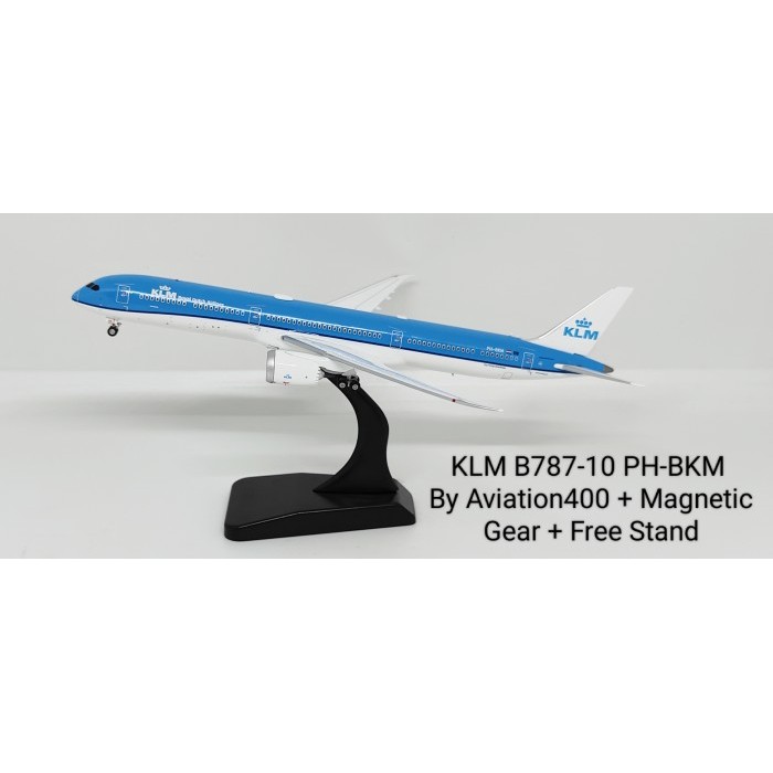 Pesawat Terbang KLM B787-10 PH-BKM  Aviation400 Diecast