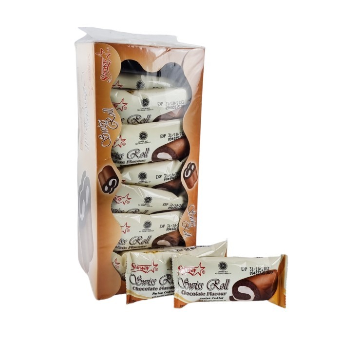 

New Item STARWAY SWISS ROLL CHOCOLATE PACK ISI 22S