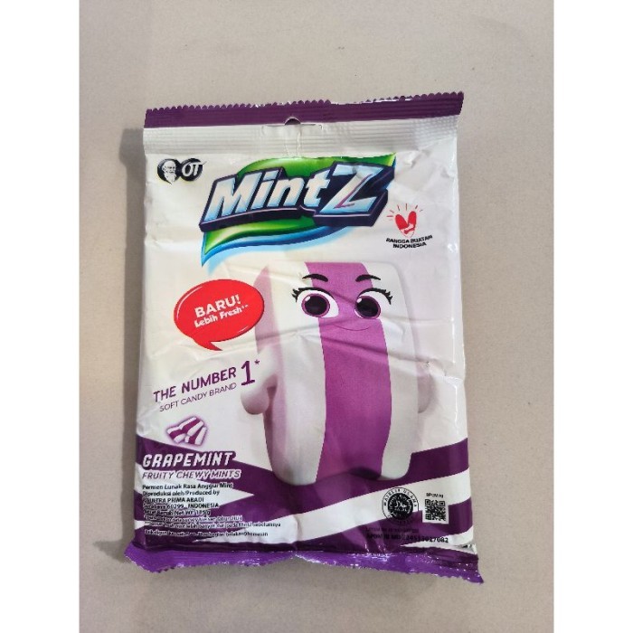 

MINTZ GRAPE MINT 115G ISI 50S (2.3G) PER BUNGKUS