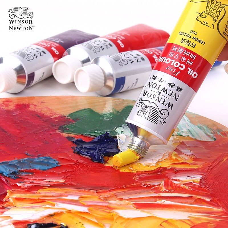 

WOR & NEWTON Oli Paint 45ml 170ml Tubular Fine Oil Colour Stable Pigment - Beginner, Student, Artist Painting Material