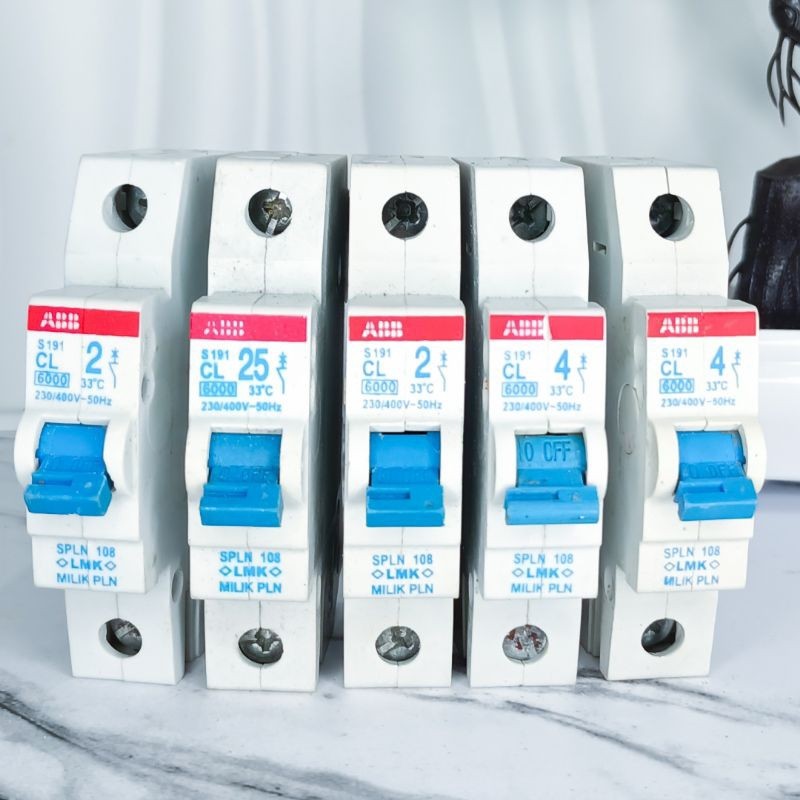 Mcb pln abb modifikasi amper 2Amodifikasi10A anti jegglek  anti panas original  ABB