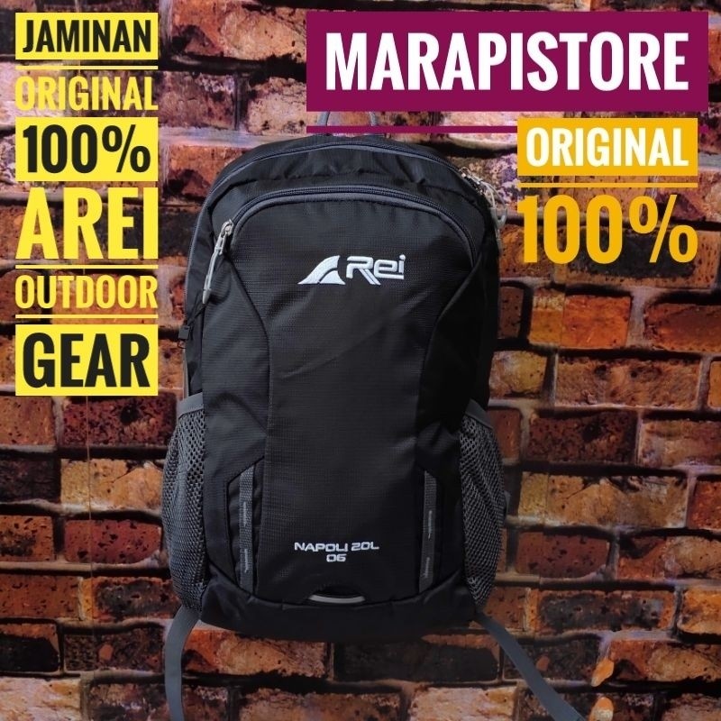 5.5 Tas Ransel Rei Napoli 06 20L+Raincover Original Tas Ransel Rei Terlaris