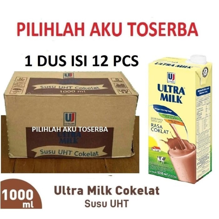 

NEW ITEM MINUMAN ULTRA MILK CHOCO 12X1000ML