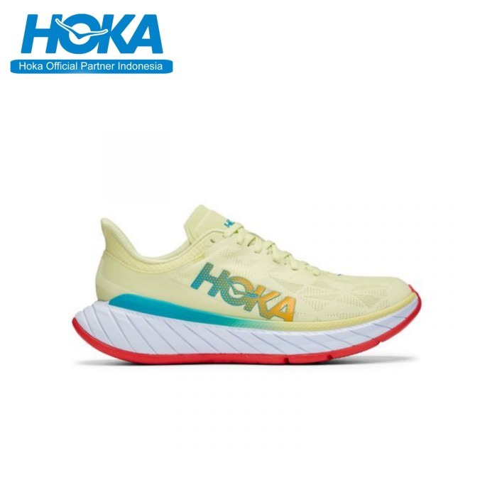 HOKA RUNNING MEN'S Sepatu Hoka One One Carbon X2 Luminary Green