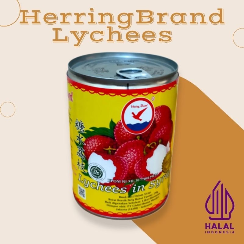 

Herring Brand Canned Leci Kaleng / Lychee in Syrup 567gr