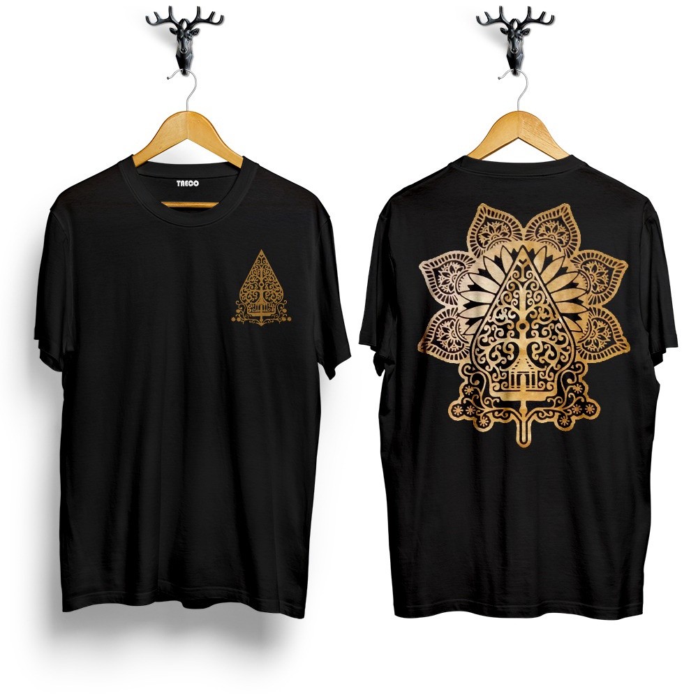 Kmv / Baju Kaos Wayang Kembang / Kaos Gambar Wayang Jawa / Kaos Wayang Kulit / Baju Kaos Distro Pria