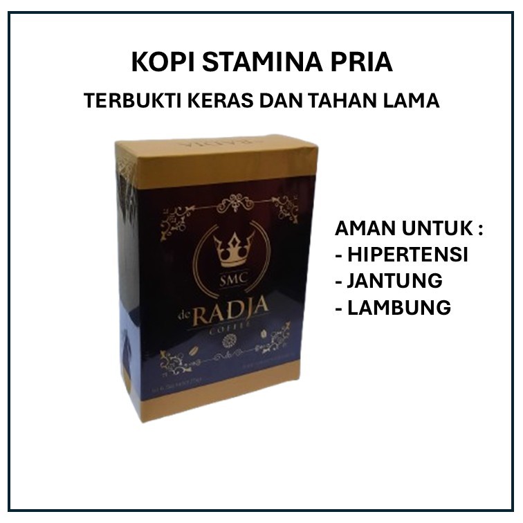 

Kopi Sachet deRadja Herbal Alami Stamina Untuk Pria dan Wanita Coffee Bubuk
